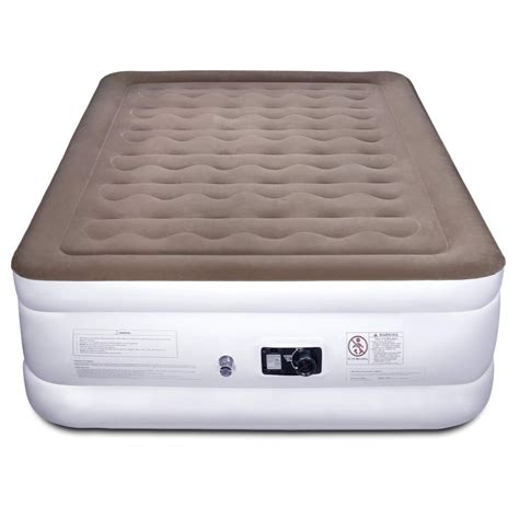 Taupe bedding and air mattress set. Air Mattress Decathlon Review Near Me Target Twin Bed ...