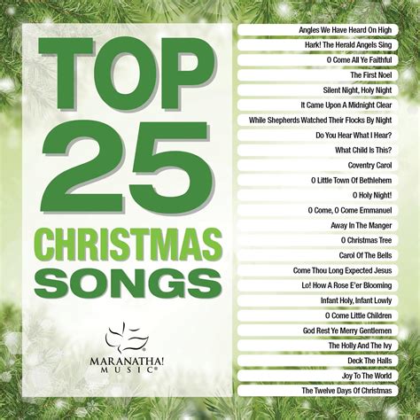 Top 25 Christmas Songs Uk Cds And Vinyl