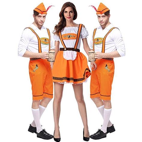 Greman Oktoberfest Bavarian Costume For Couples Halloween Costumes For Couples Beer Costume