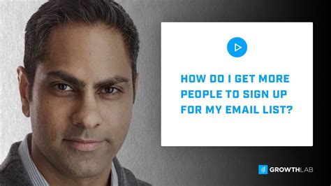 Ask Ramit How Do I Get More People To Sign Up To My Email List Youtube