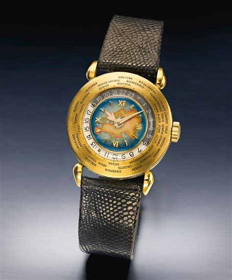 Patek Philippe World Time Watch Brings 730000 At Sothebys In New York