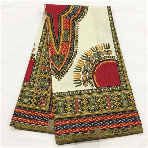 African Fabric Fashion Dashiki Wax Print Fabric Traditional African