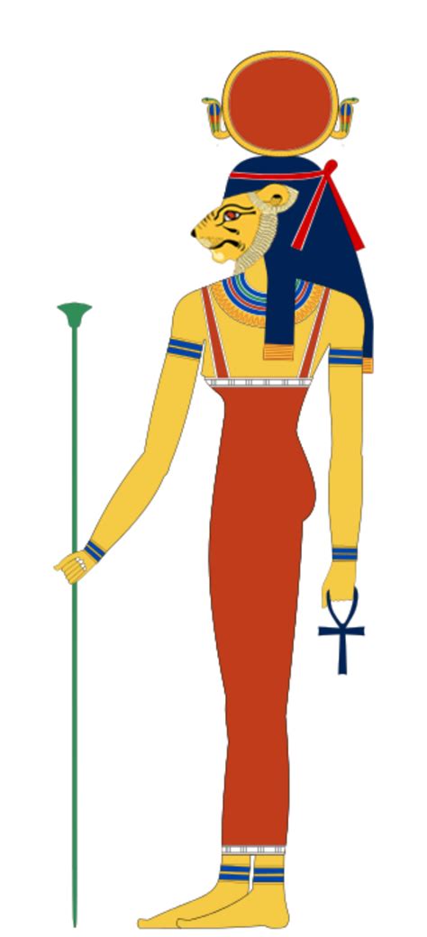Tefnut Egyptian Goddess Of Moisture And Fertility Symbol Sage