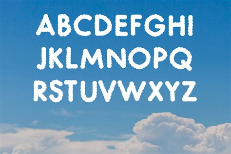 Fluffy Cloud Typeface By Hipfonts On Dribbble
