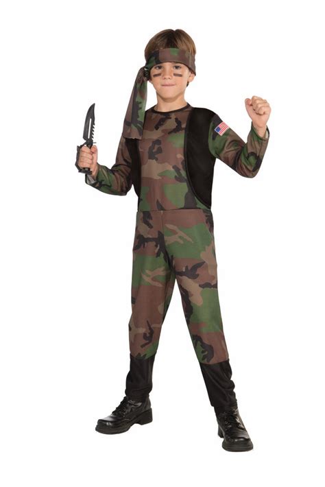 Boys Army Soldier Costume Halloween Costumes 4u Kids Costumes