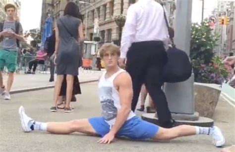 Logan Paul Films Himself Dropping Into The Splits In Manhattan Daily