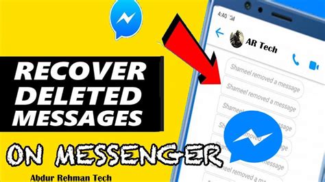 How To Read Unsent Messages On Facebook Messenger Recover You Deleted