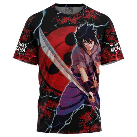 Trippy Sasuke Uchiha Naruto T Shirt Anime Ape