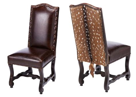 Gray dining chairs with nailheads. Pin on Western Dining Chairs