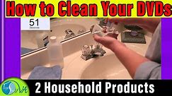 How to Clean DVD CD with Two Common Household Products