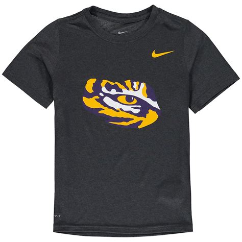 Lsu Tigers Nike Youth Logo Legend Performance T Shirt Anthracite