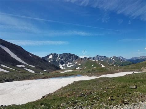 Colorado Snowy Mountain Road Stock Photo Image Of Relax Season 36478316