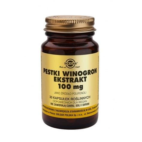 *Pestki Winogron ekstrakt 100 mg