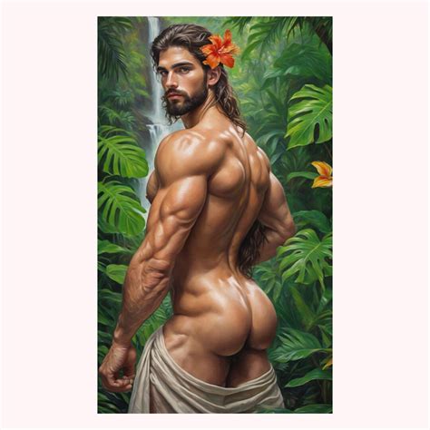 Gay Artnsfw Male Nudes Gay Interest Male Figure A5 Size Etsy