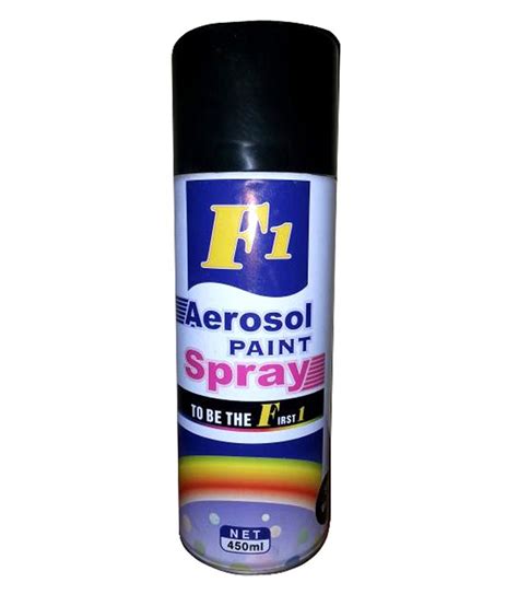 F1 Aerosol Spray Paint Matt Black 450ml Carbike Multi Purpose Buy