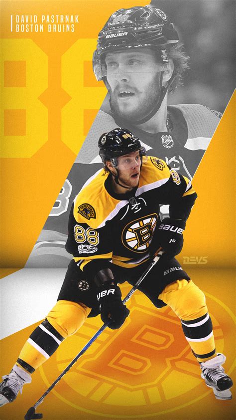 Download David Pastrnak Boston Bruins Right Wing Poster Art Wallpaper