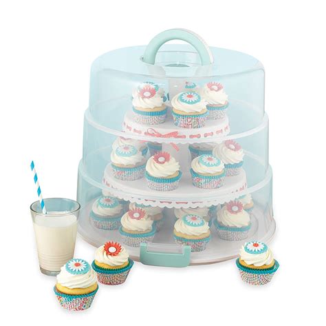 Sweet Creations Cupcake And Cakepop Display Carrier White Ebay