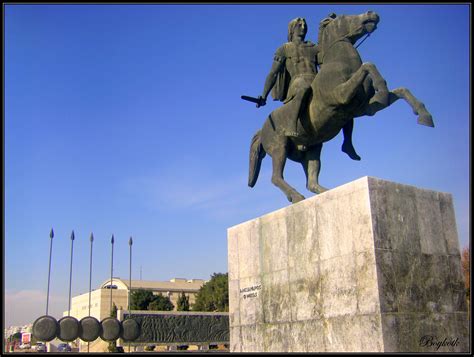 Statue Of Alexander The Great Thessaloniki