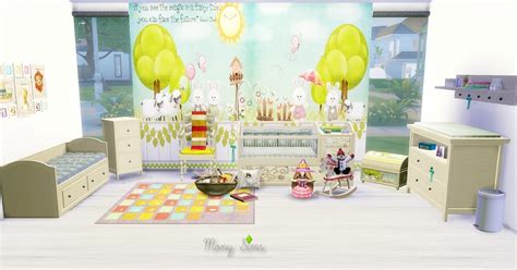 Sims 4 Ccs The Best Nursery Bedroom By Mony Sims