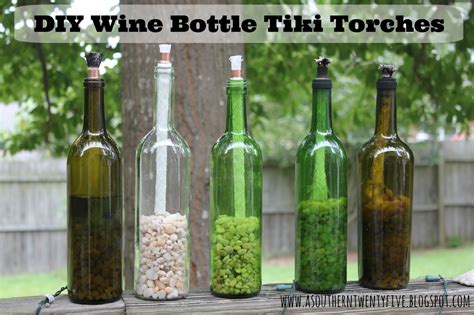 Diy Wine Bottle Tiki Torches Magnolia And Main