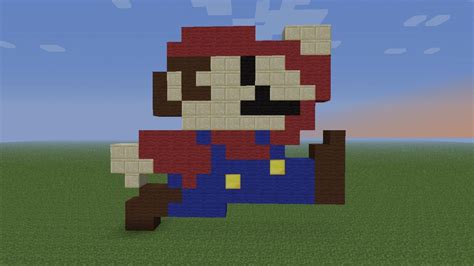 Pixel Art Mario Minecraft Blog