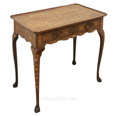 Dutch Marquetry Inlaid Side Table Antiques Atlas