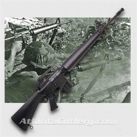 The rifle received high marks for its light weight, its accuracy, and the volume of fire. US M16 A1 Rifle Military Dummy Gun