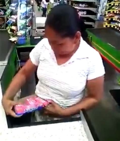 Shocking Video Woman Caught Red Handed After Stealing Food Items And Hiding It In Her Panties