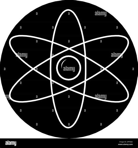 Atom Symbol Atom Icon Vector Illustration Stock Vector Image And Art Alamy