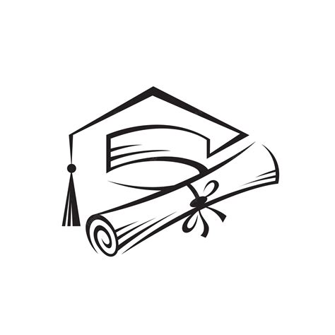 Premium Vector Graduation Cap And Diploma