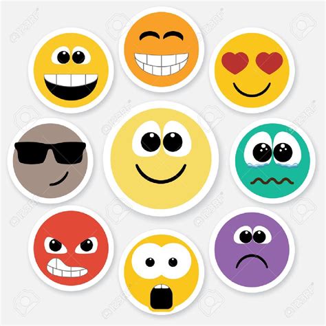Carinhas Emoções Para Imprimir