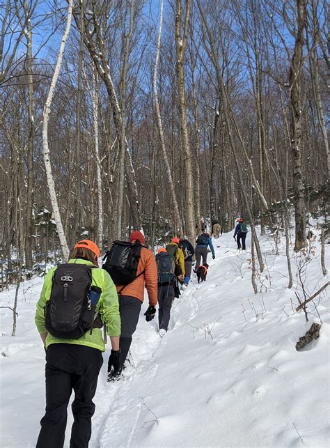 Day Hikes Winter Green Mountain Club
