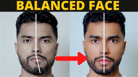 How To Make Your Face Look More Symmetrical And Balanced Youtube