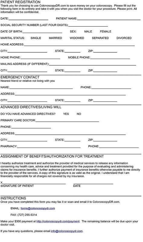 Printable Doctor Check In Forms Printable Forms Free Online