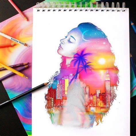 Color Pencil Drawing Amazing Drawings Colorful Drawings Cool Drawings