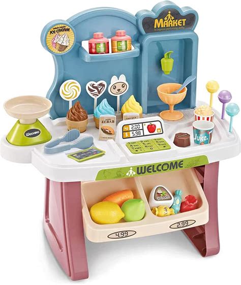 Buy Supermarket Play Set For Kids Grocery Store Pretend Play Toy Kids