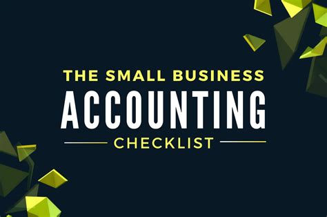 The Small Business Accounting Checklist Growthonomy