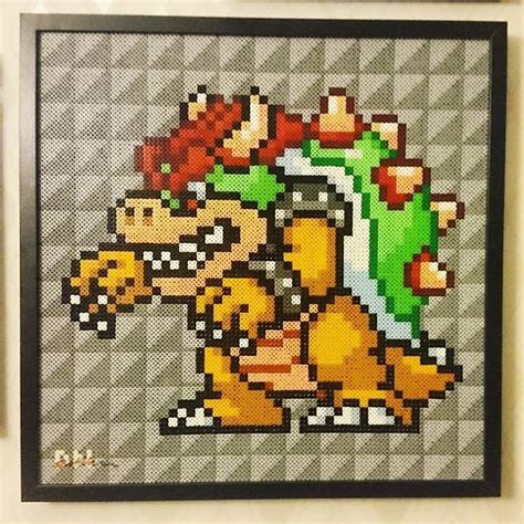 Bowser Pixel Art Templates