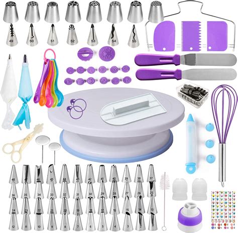 Cake Decorating Supplies Kit For Beginners Set Of 137 Baking Pastry Tools 1 1836116606725 Ebay