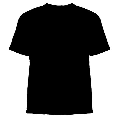 Men's blank black shirt template. Plain T Shirt Layout - ClipArt Best