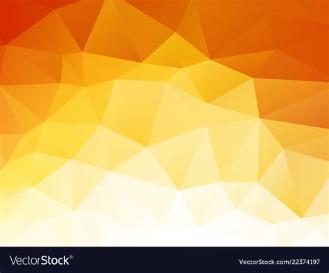 Orange Triangles Background Royalty Free Vector Image