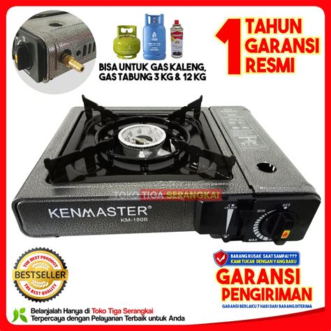 Ada juga kompor gas freestanding yang. Jual Kenmaster Kompor Portable/Portabel Untuk Gas Kaleng ...