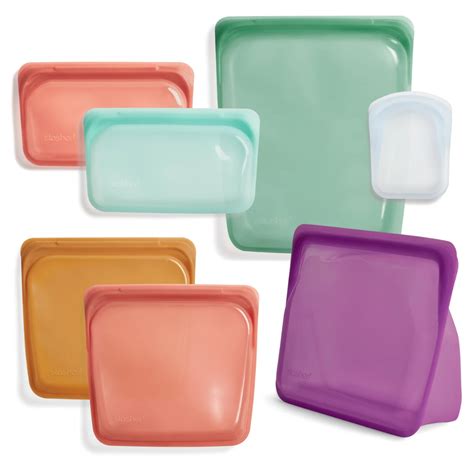 I have every size, shape, and fun color they make, and while they are pricey, i reach for them above all other food storage options i have in my kitchen. reusable silicone bag starter kit in 2020 | Stasher, Food ...