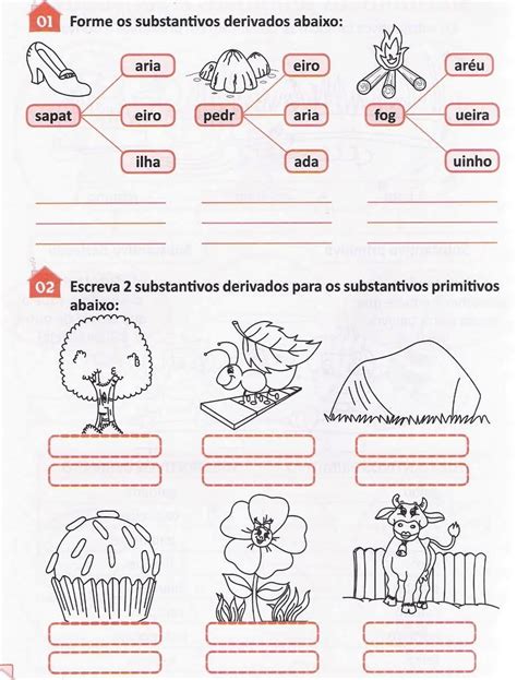 Atividades Sobre Substantivos Com Textos E Gabarito