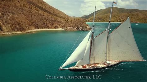 Columbia 141 Schooner Yacht Youtube