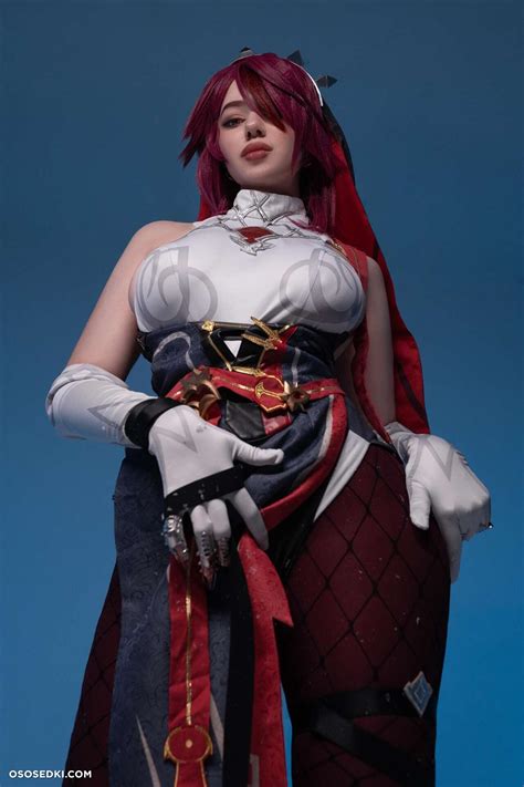Model Alina Becker (@alina_becker) in cosplay Rosaria from Genshin