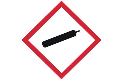 Compressed Gas Sign Ghs04 Ghs Pictograms Globally Harmonized System