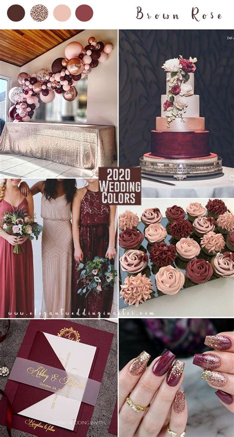 Rose Gold Wedding Color Combinations Carley Talley