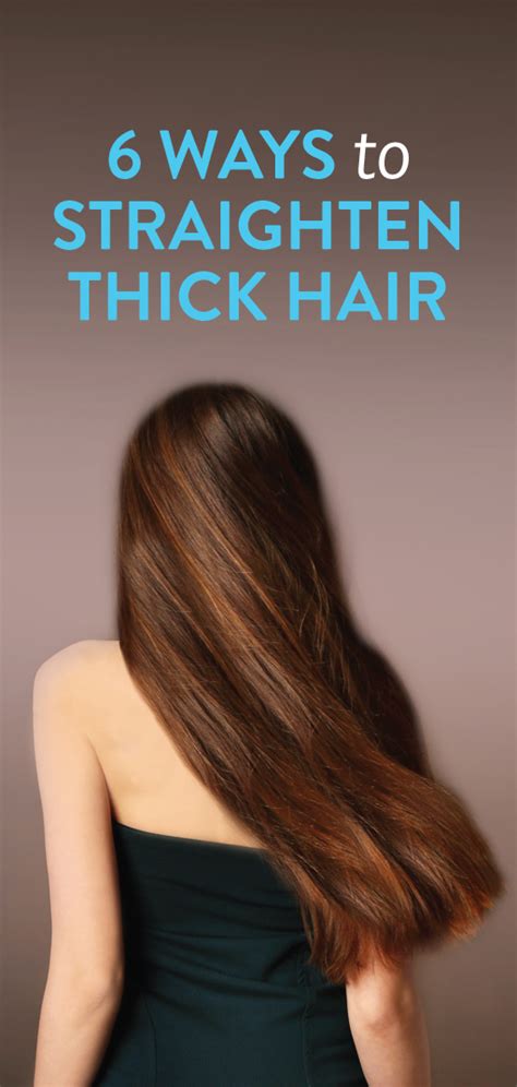 How to get thicker hair? How To Straighten Thick Hair: 6 Tips From a Professional ...