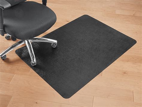 Hard Surface Chair Mat No Lip 36 X 48 Black H 9516 Uline